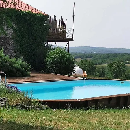 Hotel Noct Enbulle Cabrerets Exterior foto